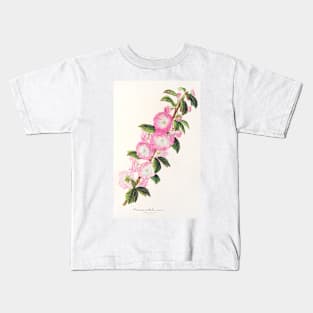 Flowering almond - Botanical Illustration Kids T-Shirt